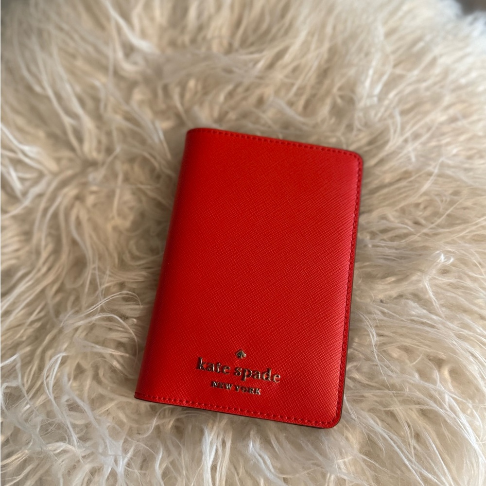 Kate Spade Red Passport case & Wallet